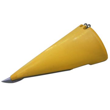 Poly Fender Snout Right Hand CLAAS Yellow 30-36-38 Inch Spac To Fit Capello® - New (Aftermarket)