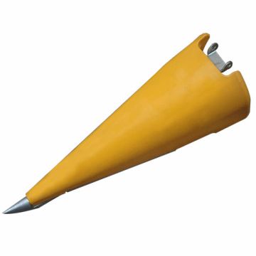 Poly Fender Snout Right Hand CLAAS Yellow 20 and 22 Inch To Fit Capello® - New (Aftermarket)
