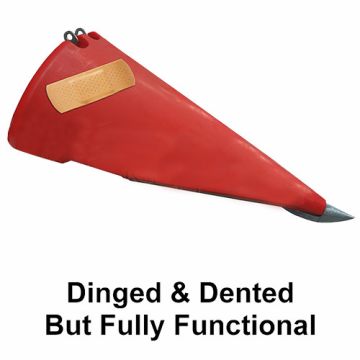 Poly Fender Snout Right Hand, Dinged and Dented Red To Fit Capello® - New (Aftermarket)