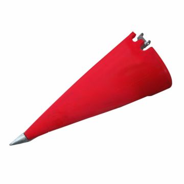 Poly Fender Snout Right Hand 20 inch and 22 inch Spacing Red To Fit Capello® - New (Aftermarket)