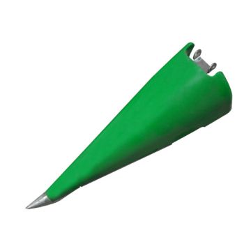 Poly Fender Snout Right Hand Green 20 and 22 Inch Spacing To Fit Capello® - New (Aftermarket)