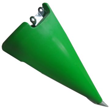 Poly Fender Snout Left Hand Green 20 and 22 Inch Spacing To Fit Capello® - New (Aftermarket)
