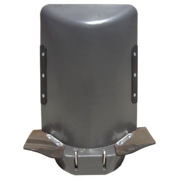 Poly Center Hood Gray 30 Inch Spacing with Wear Strips To Fit Capello® - New (Aftermarket)