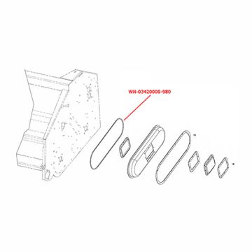 Drive Chain Cover Seal, 980MM To Fit Capello® - New (Aftermarket)