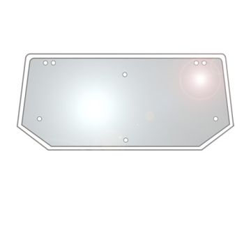 Glass, Rear, Upper To Fit Various - New (Aftermarket)