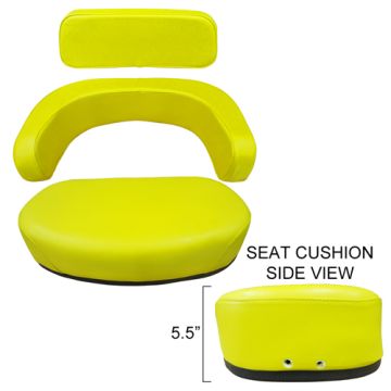 Seat, Cushion, 3 Piece Set To Fit John Deere® - New (Aftermarket)
